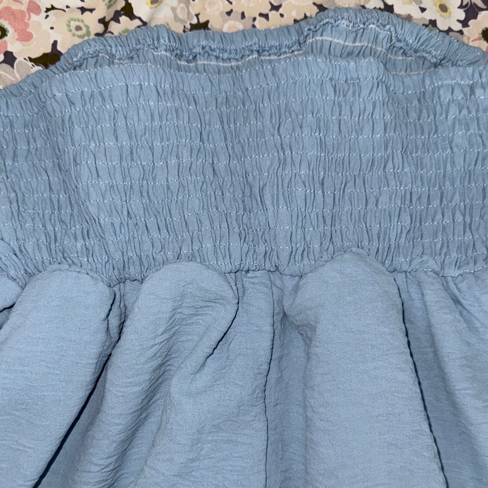 Blue Strapless Top - Picture 5 of 8